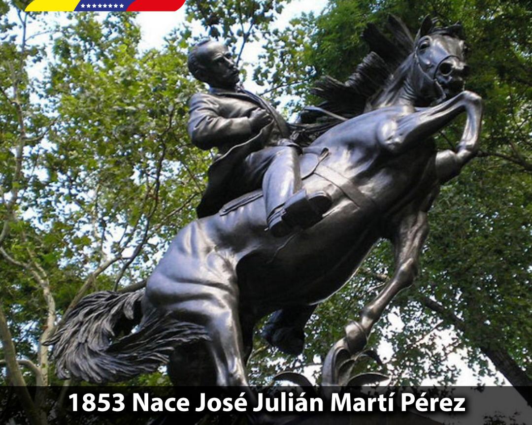 Presidente Maduro enaltece el 166 aniversario del natalicio del prócer cubano José Martí     bit.ly/2RWpmCI #FANBLealAlPuebloYLaRevolución