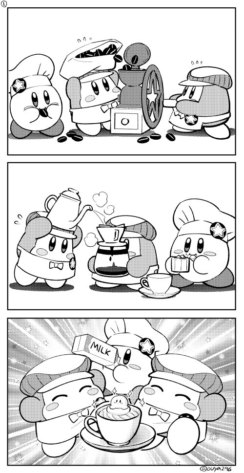 KIRBY CAFÉ in ベヨ邸
#Bayonetta #Kirby 