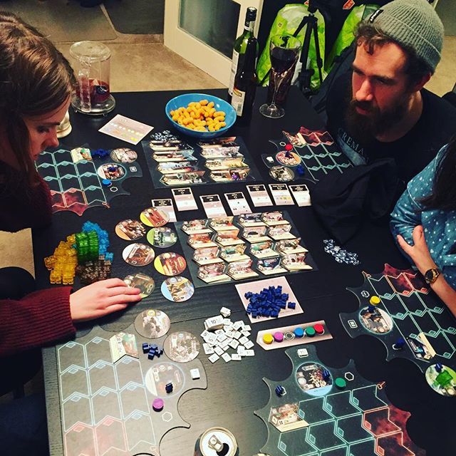 Shut Up Sit Down First Impressions Of New Frontiers The Race For The Galaxy Board Game It Was Good But We D Never Recommend It Over The Original Game Or