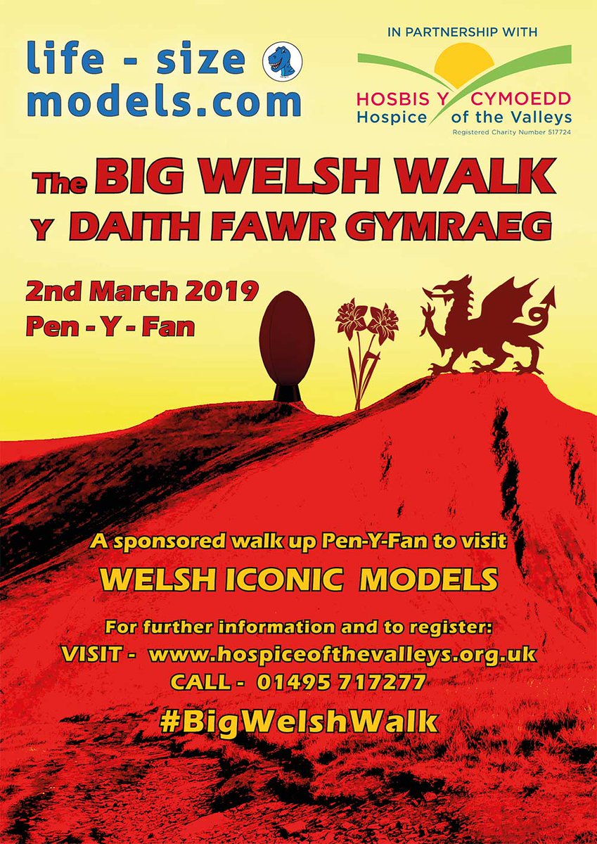 **New Event Listed** Big Welsh Walk up Pen-y-Fan <a href="/HOTVFundraising/">Hospice of the Valleys</a> <a href="/Lifesize_Models/">#ALBAmazing</a> #BigWelshWalk #fundraising #Walking #Charity #eventsnwales #eventsinwales #events #wales 
eventsnwales.com/event/big-wels…