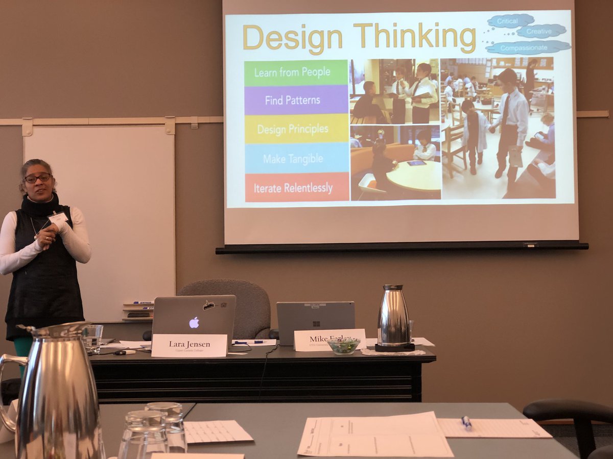 anthonychuter's tweet image. Analyzing when and how to incorporate #designthinking and play into k-12 environments w/ @raccooncity and others #CISOPD