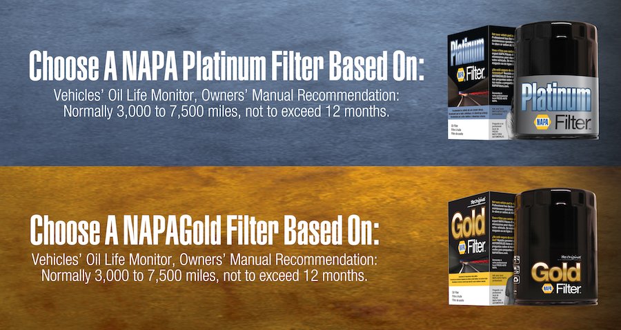 Napa Oil Filter Chart