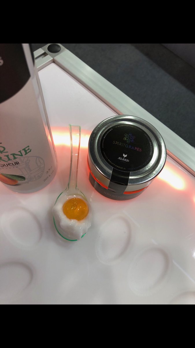 AelredSpirits's tweet photo. Venez vivre une #experience unique au SIRHA stand 7A87 avec nos partenaires @boosterdry et @spiritgrapes 

Retrouvez notre liqueur de mandarine #aelred en Mousse, élaborée sous licence #boosterdry et en Perle avec #spiritgrapes 
#sirha #gastronomie #mixology #pearlexperience https://t.co/aKsFIHQcTk