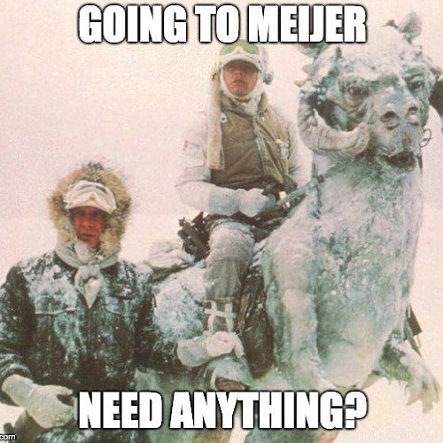 themittenstate's tweet photo. Just let us know... 🤣

30% OFF SITEWIDE DEEP FREEZE sale is happening now! 
🔗https://t.co/x0pwtUUd01

Our Grand Rapids Retail Store will be closed today.

#PureMichigan #SnowDay https://t.co/qsyYGSIBK4