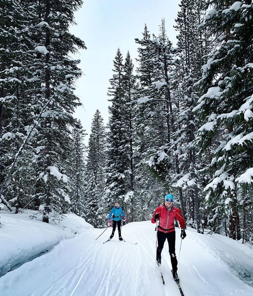osmiaskincare's tweet image. Yesterday I spent my morning on skinny skis in the skinny trees with strong girls. Perfection.

#xcskiing #waxwing #devilsthumbranch #optoutside #daughters #happyplace #returntoyoursenses