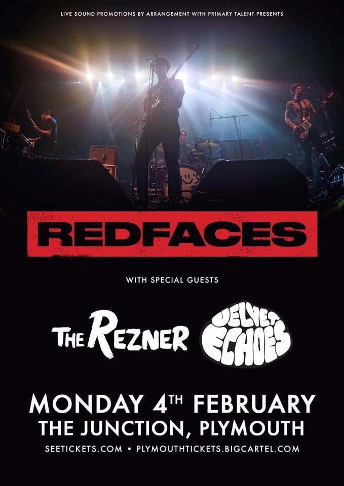 A week today marks our return to Plymouth, supporting those lovely Redfaces x

Tickets: goo.gl/sF8sRK