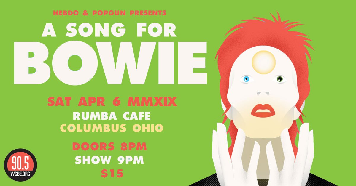 #justannounced

<a href="/HebdoMusic/">Hebdo</a> &amp; Popgun present: A Song For Bowie - Saturday, April 6th 

A focused homage paid to Bowies musical legacy. Fashion is encouraged!

Tickets on sale now: bit.ly/2B1YOph