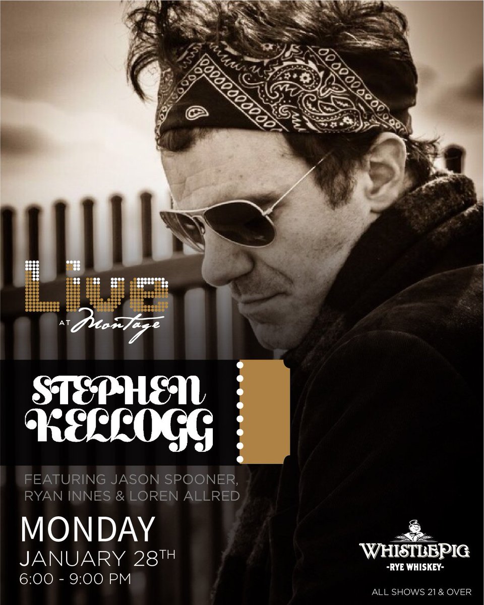 MontageDV's tweet photo. #LiveAtMontage continues tonight with Stephen Kellogg, Jason Spooner,  Ryan Innes and Loren Allred  🎶✨We will see you there! https://t.co/P9FL3Anf6z