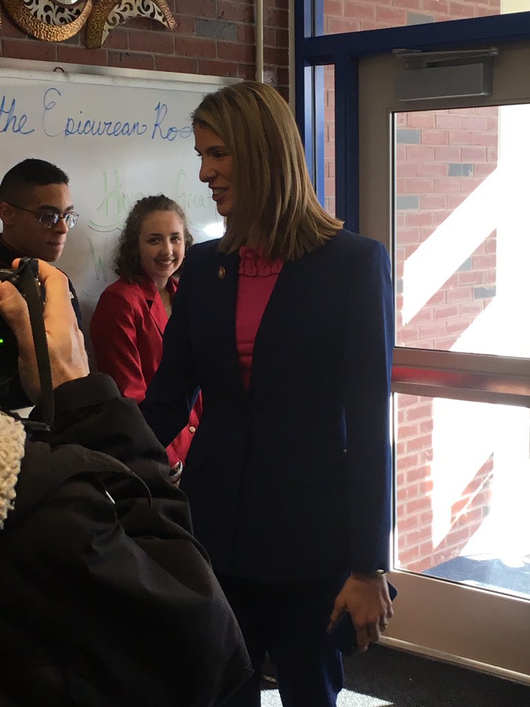_TaliaClarke's tweet photo. Congresswoman @LoriTrahanMA making a stop at Assabet in Marlborough, MA https://t.co/SCrLVol2Gs