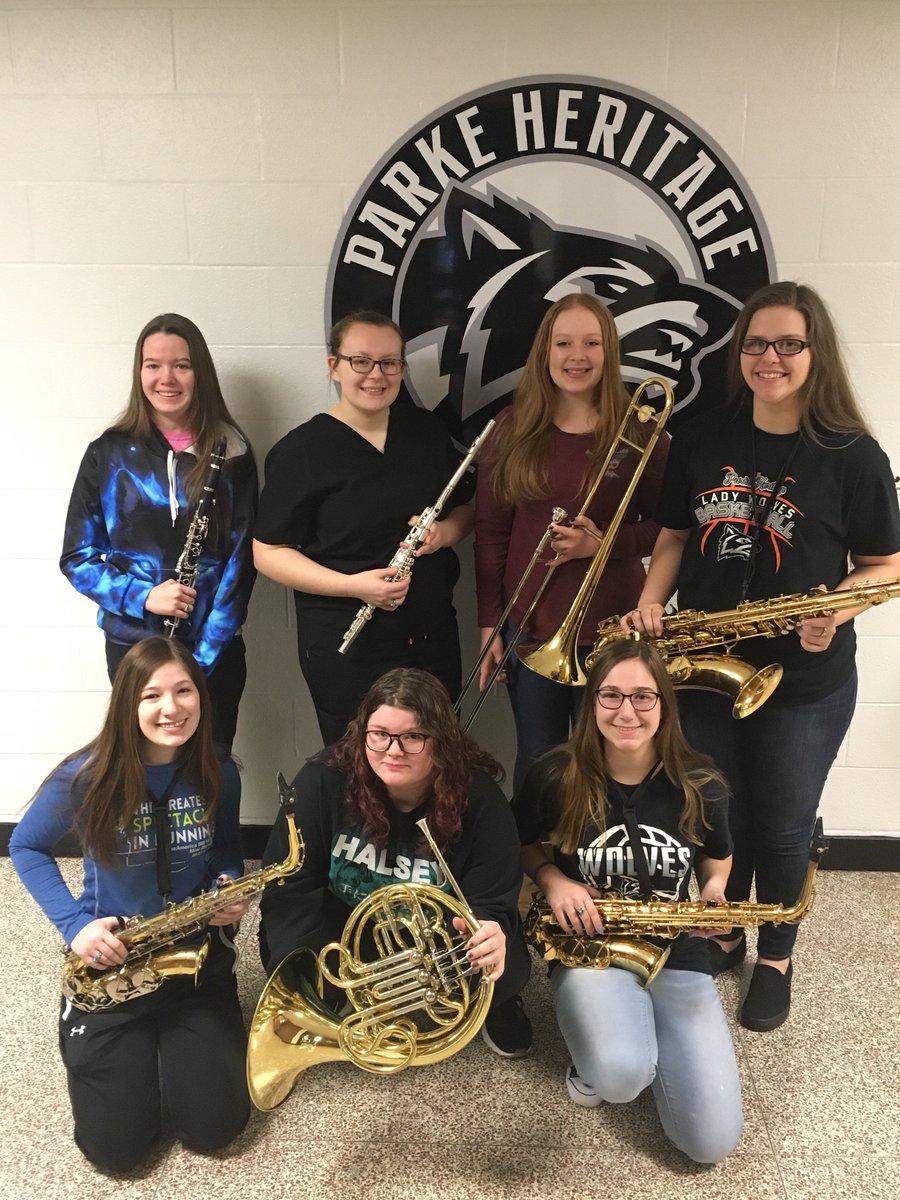 ParkeHeritageHS's tweet photo. These world class musicians are moving on to the state ISSMA! #GoWolves #32gold #3silver https://t.co/vZNs2C8I8L
