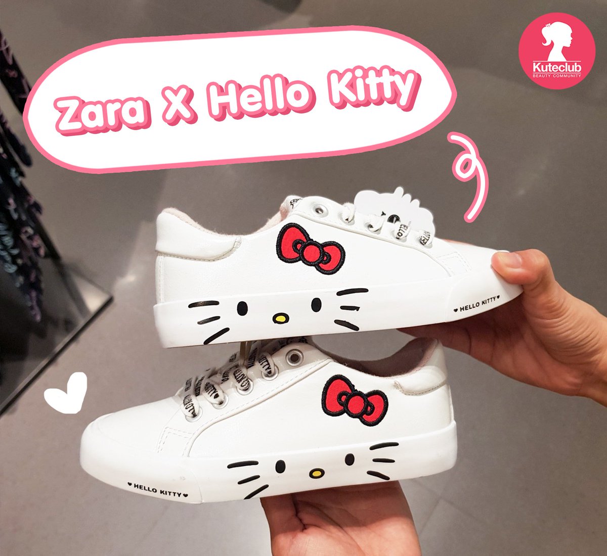 hello kitty sneakers zara