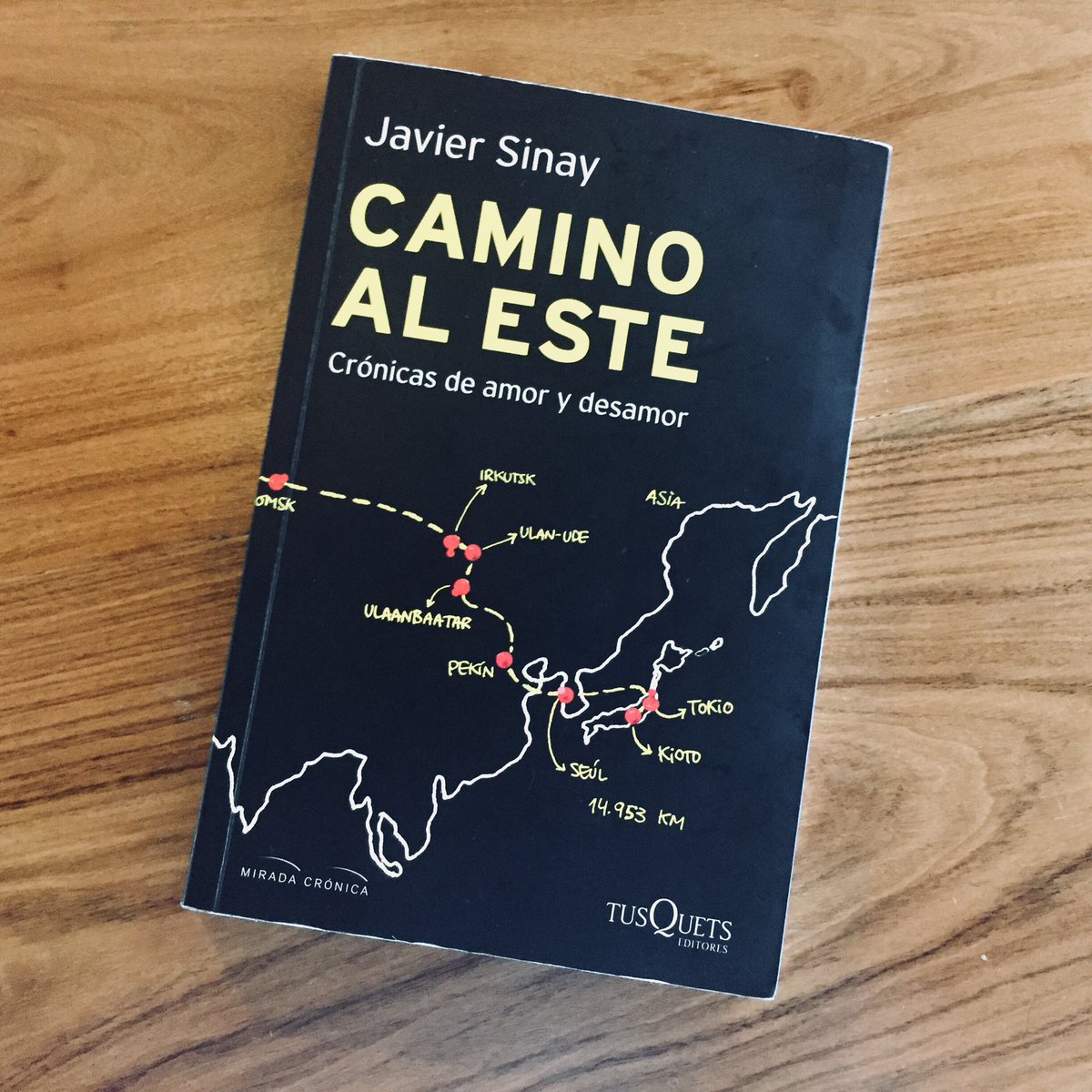 sinaysinay's tweet photo. ‘Camino al Este: Crónicas de amor y desamor’ llega a las librerías la semana que viene 🤩 Es la crónica de un viaje que hice desde España hasta Japón para visitar a una mujer llamada Higashi 🚀#transiberiano #cronicas #periodismo #nonfictionbooks #nonfiction #chado #urasenke  1/2 https://t.co/Z1tVKPpxwI