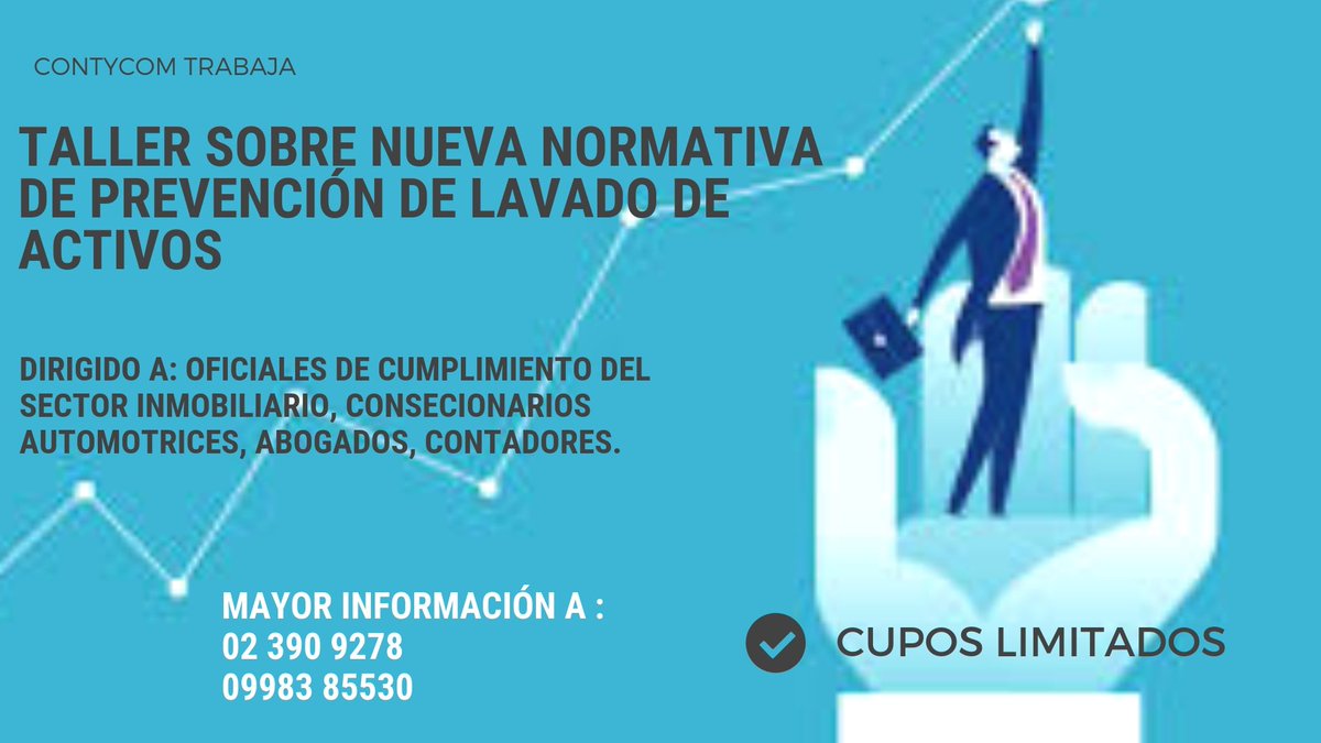 Contycom EC (@contycome) on Twitter photo Importante Taller para su empresa o trabajo #FelizLunes <a href="/EstrategiasTv/">Estrategias de inversión</a> <a href="/CFN_ECUADOR/">CFN BP.</a> @constructor_ec <a href="/superbancosEC/">SuperDeBancosEc</a> @SuperciasEC Importante Taller para su empresa o trabajo #FelizLunes <a href="/EstrategiasTv/">Estrategias de inversión</a> <a href="/CFN_ECUADOR/">CFN BP.</a> @constructor_ec <a href="/superbancosEC/">SuperDeBancosEc</a> @SuperciasEC