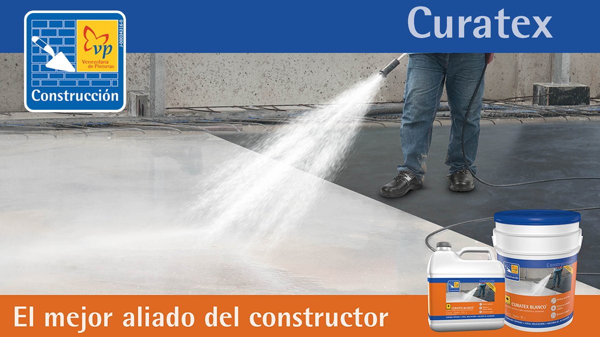 Vitrina_Ferre's tweet image. @PinturasVP presenta su nuevo producto #Convertex un curador líquido eficiente para #morteros y #concretos expuestos a condiciones climáticas exigentes.

#VenezolanadePinturas #curador #superficies #mantenimiento #VitrinaFerretera #venezuela #construccion #ferreterias