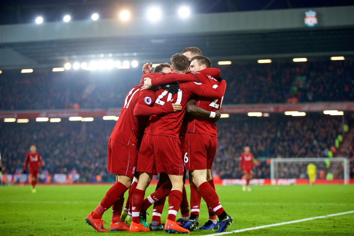 LFC's tweet photo. 🔴 M A T C H D A Y 🔴

Back at Anfield. 👊👊 https://t.co/UXrPHNwVrc