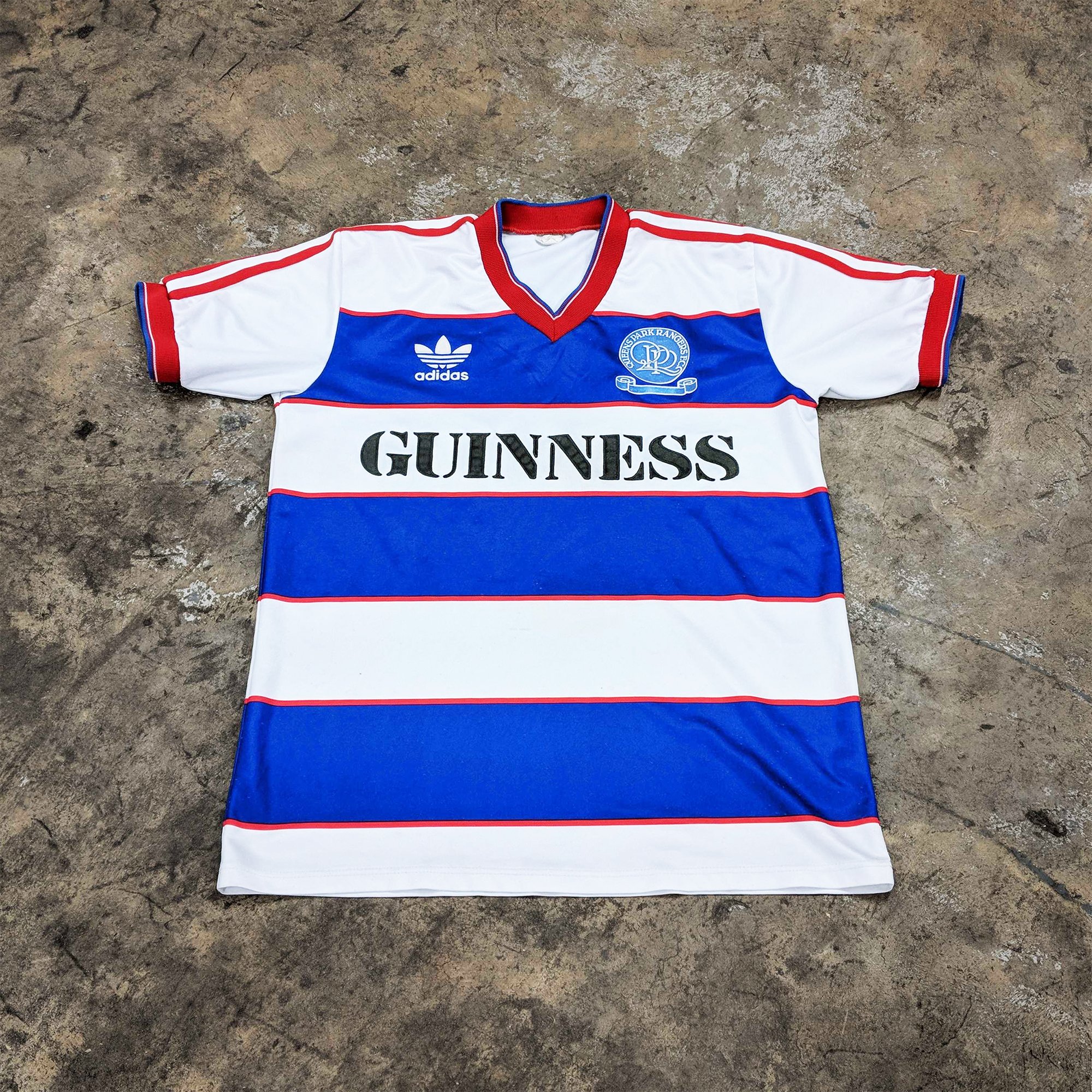 Historic Football Shirts Ltd on X: Coming to store next week: @QPR Home  Football Shirt 1983/85 Division 2 Champions 1982/83 @adidasfootball  @GuinnessIreland #vintageadidas #vintageguinness #historicfootballshirts   / X