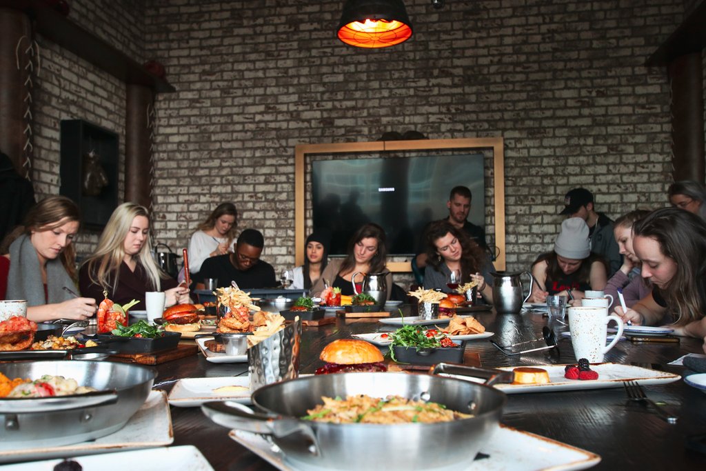 Behind the Scenes - the team hard at work learning the NEW MENU! That's right, the XOH menu has been revamped! 
Come check out what our amazing chefs have created for you.