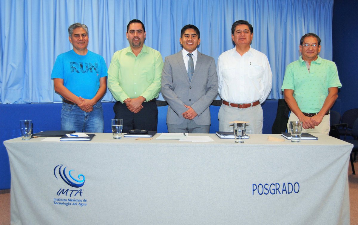 Posgrado_IMTA's tweet photo. Felicitamos a Jorge Enrique Hernández Carrillo por obtener el Grado de #Maestría en #Ciencias y #Tecnología del #Agua #Hidrometeorología con la tesis "Análisis de la precipitación inducida por forzamiento orográfico, ante el paso de frente fríos..." https://t.co/SRNh4zfNI1
