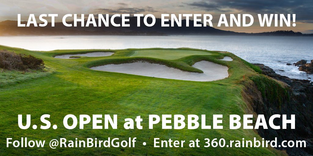 RainBirdGolf's tweet photo. This week’s prize for the #MakeItRainBird giveaway is a US Open hat. Follow us, @RainBirdGolf, for your chance to win!
Winner will be announced on Friday.
#USOpenGolf #PebbleBeach https://t.co/xdvMKewwuL