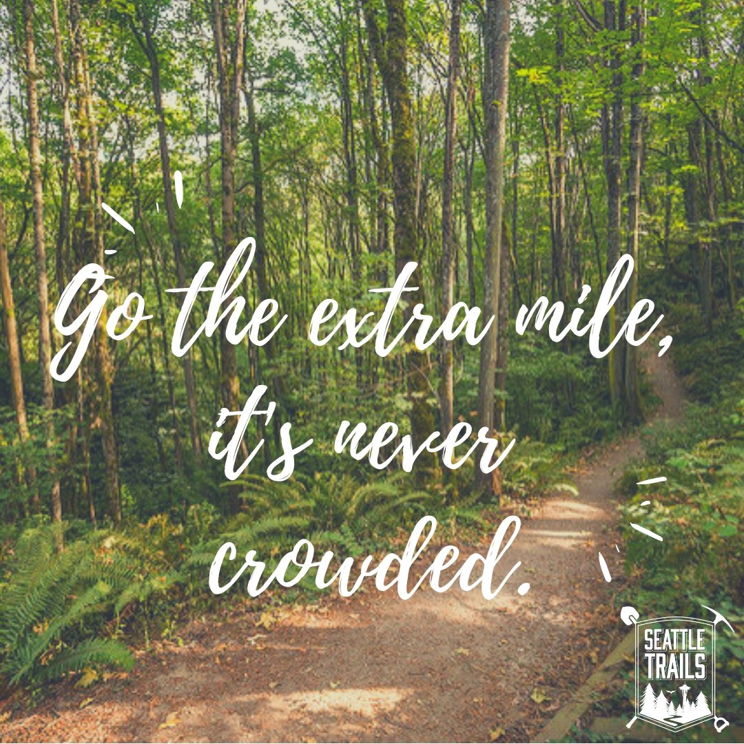 SeattleTrails's tweet photo. #SpoilerAlert: There are almost 100 miles of #SeattleTrails out there to explore and inspire you to keep pushing! Visit one near you today! #Seattle #MotivationalMonday #SeattleParks #SeaTrails #SeattleParksandRecreation #urbanhiking #optoutside #urbantrails https://t.co/fFwGKTR46k