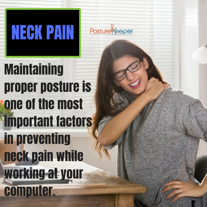 PostureKeeper's tweet photo. The key to reducing your #neck #pain is to determine which of these factors are related to your #symptoms. Your plan of action should ensure that your #equipment is set up properly to modify your workflow as needed to prevent #postural #strain. https://t.co/2Uz3h9YxnZ