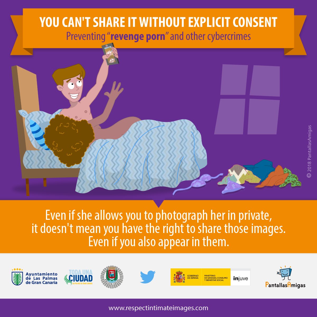 PantallasAmigas on X: Today is the European DataProtectionDay. 📸 Even  if she allows you to photograph her in private, it doesnt mean you have  the right to share those images. Even if