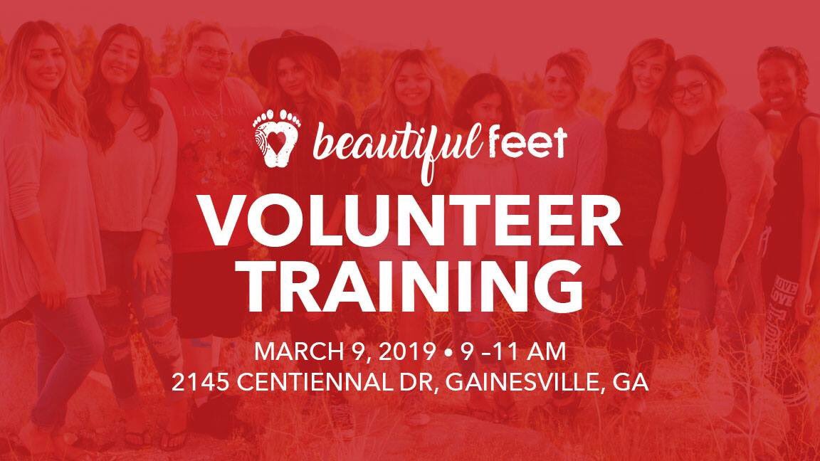 _BeautifulFeet_'s tweet photo. Are you interested in being a volunteer with us? Join us March 9 for our awareness and volunteer training! Learn more about our organization and become more aware about sex trafficking in our community. The training is open to both men and women. 😊✨ https://t.co/T87IR0cwKl