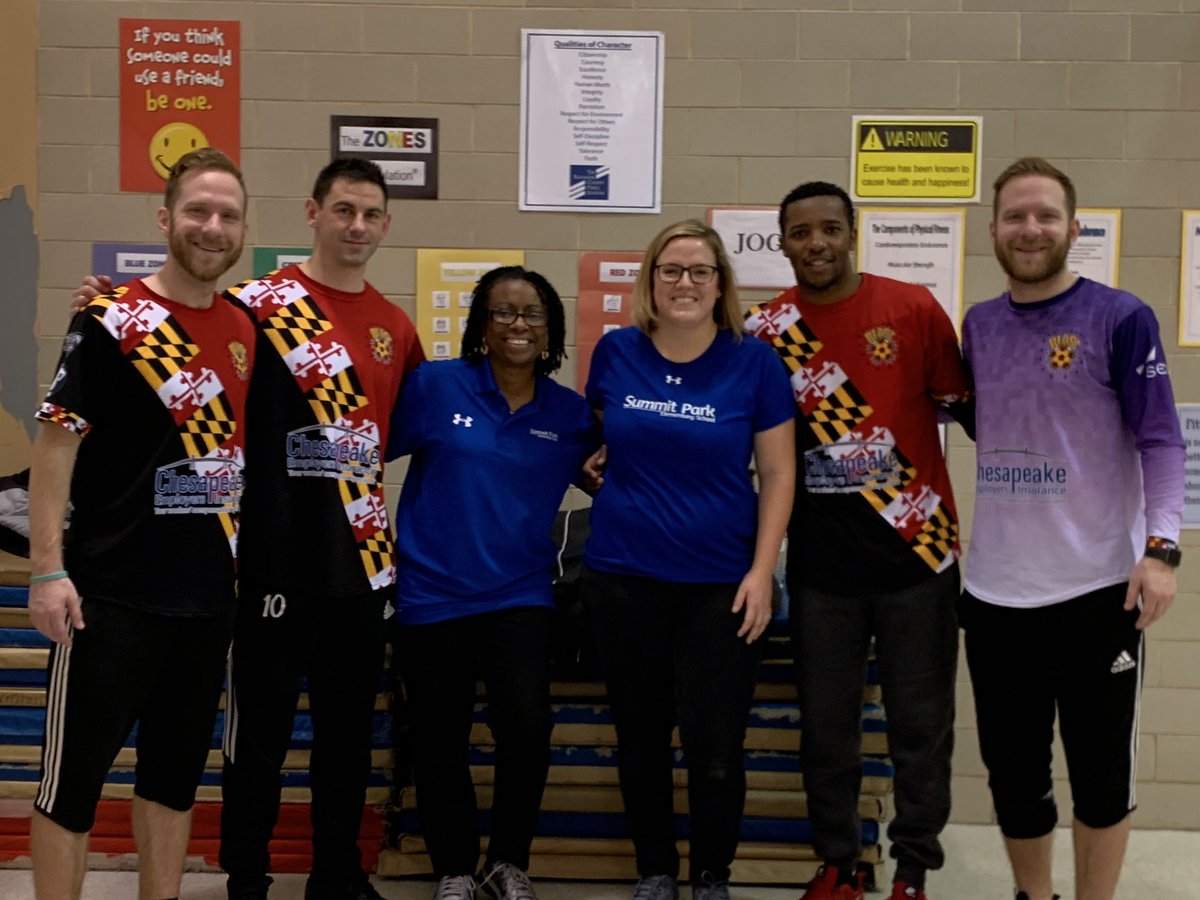 SPES Ss enjoyed a game of volleyball with The Blast this morning! Thank you <a href="/BaltimoreBlast/">Baltimore Blast</a> and Senator Bobby Zirkin for the fun and anti-bullying message! <a href="/sgregorybcps/">Sharonda Gregory, Ed.D.</a> <a href="/BaltCoPS/">Baltimore County Public Schools</a>