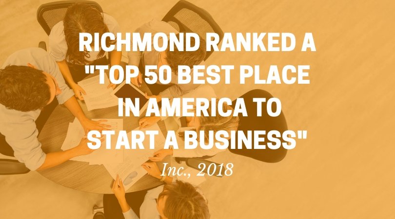 Why put #RVA on your shortlist? <a href="/Inc/">Inc.</a> recently ranked #RichmondVA as one of the "Top 50 Best Places in America to Start a Business." List: hubs.ly/H0gjzTd0 #RVAbiz #EconDev