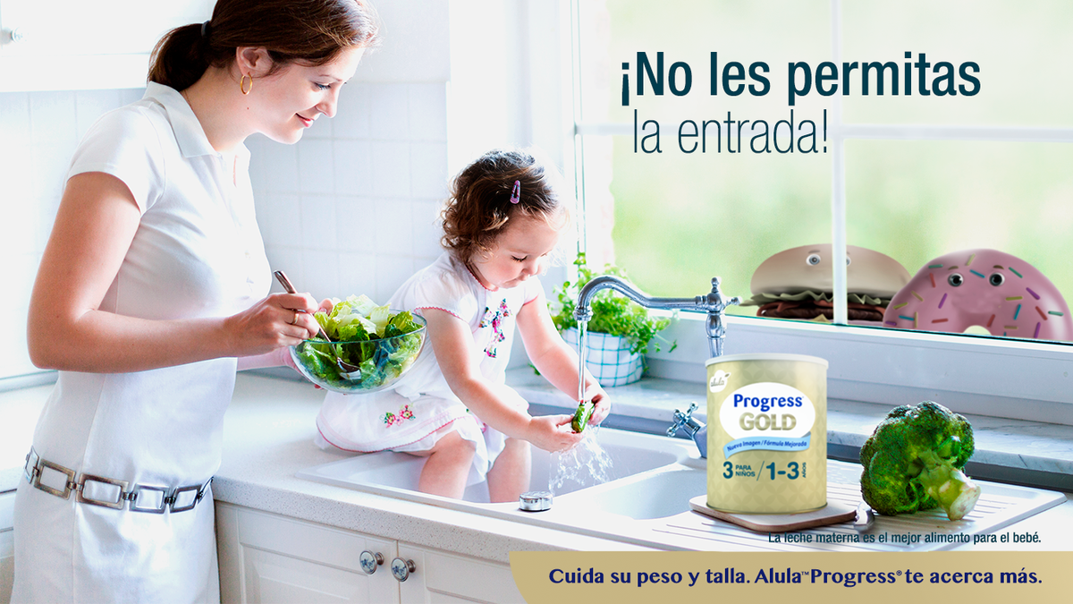 ProgressGoldMx's tweet photo. ¡Cuidado mamá!
El enemigo de tu hijo está más cerca de lo que crees, se llama sobrepeso y obesidad.
Combátelo con la fórmula de Alula™ Progress® y una nutrición balanceada.
Checa que tan bien lo estás haciendo: 
https://t.co/J40mpVdBwb 
#AlulaProgress #AlulaMoms https://t.co/JG90WAa0fz