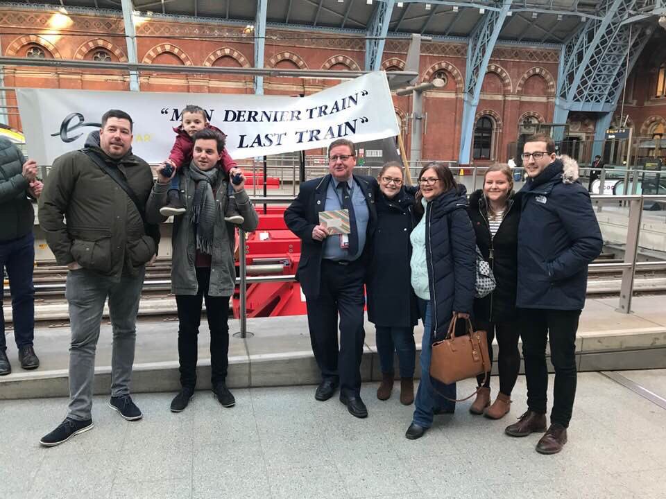 CTG_Chef's tweet photo. @Eurostar you’ve lost an absolute legend today! Thank you for taking care of him for the last 23 years. Time for him to enjoy himself now though! Bursting with pride today. #Coldo #ColdoRetires https://t.co/7O36iqoyWB