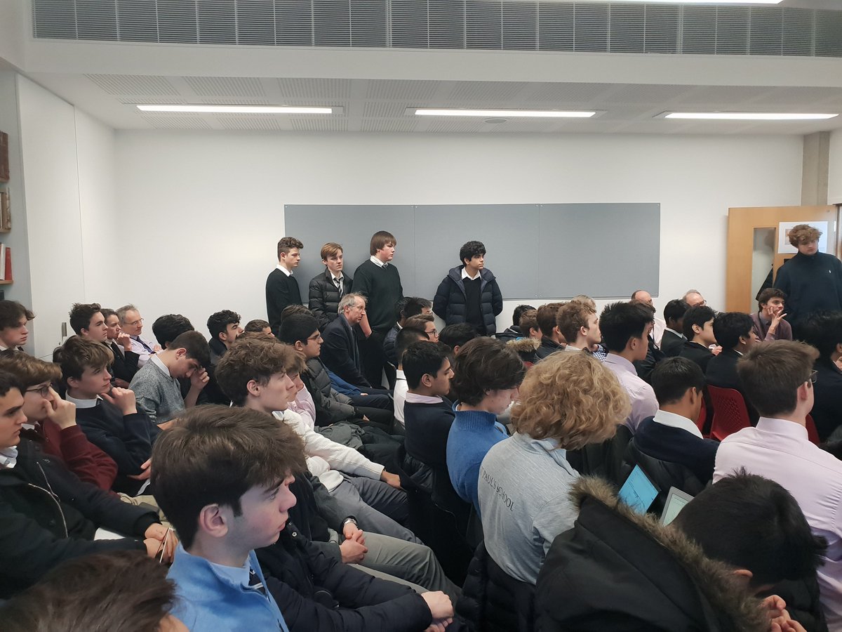 StPaulsSchool's tweet photo. Thank you enormously to Professor Emma Rothschild @Harvard_History for spellbinding vision of ‘The Future of History’. A privileged insight into the challenges &amp; opportunities posed by a world of digitisation, interconnectedness, and rapid change. #HistSoc https://t.co/Wa2W9FMryu