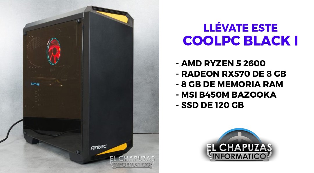 elchapuzas's tweet photo. ¡SUPER SORTEO!

LLÉVATE UN PC POR LA CARA! Participa aquí! 👉 https://t.co/ZAMn5c3qDp

No te olvides de seguirnos en Instagram y en Twitter y hacer RT! https://t.co/xMjVhUzDm4