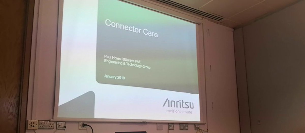 DCU_Photonics's tweet photo. Thanks to @AnritsuEMEA Anritsu for the connector care training session. Very informative session that should help ensure the longevity of our T&amp;M equipment and RF kit. Hopefully everyone at @PilotPhotonics who attended felt the same. https://t.co/kEvczAoE40