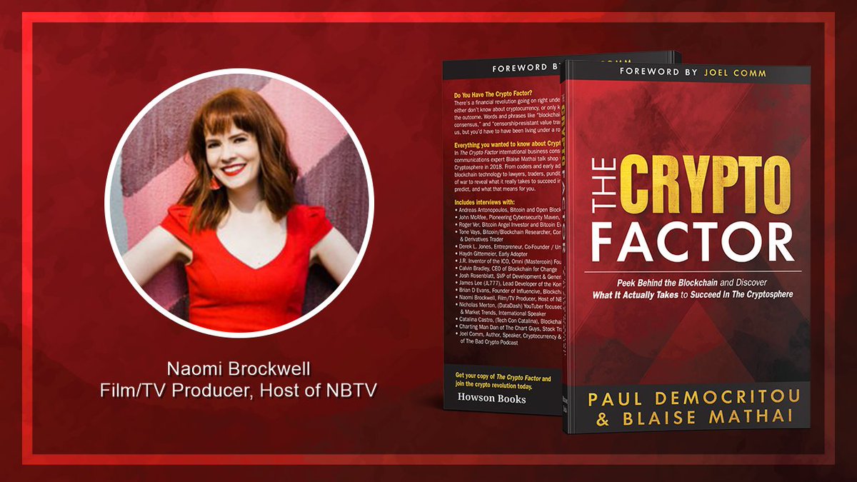 mcpauld's tweet photo. THE CRYPTO FACTOR BOOK
Contributor of the day: Naomi Brockwell
Follow: @naomibrockwell
YouTube: https://t.co/Ro9ensdq3c
Amazon: https://t.co/ePqDiWLXwj
Please share and follow!
#crypto #bitcoin #cryptocurrencynews #success #innovation #technology #thecryptofactor #nbtv https://t.co/SuxFra7wax