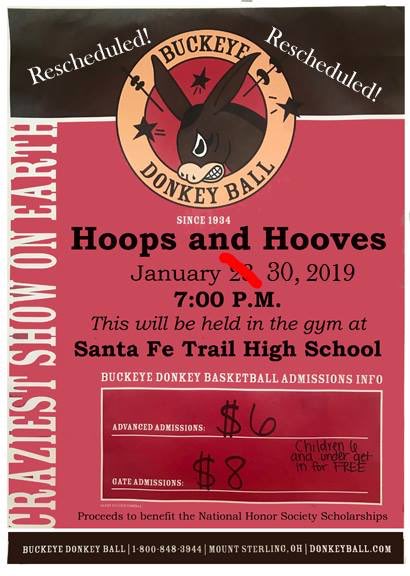 KSBOverbrook's tweet photo. Here at KSB, we love supporting SFT...and also have a fondness for donkeys.  We may or may not have player on community team.  Please come Wednesday &amp; support NHS! https://t.co/lIMapvdDYW