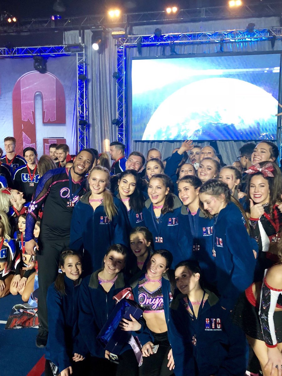 ca_iheartcheer's tweet photo. Seriously ugly crying...Onyx just got paid!!!  🌎💰😻 Thank you ATC! https://t.co/FAnGGh7N79