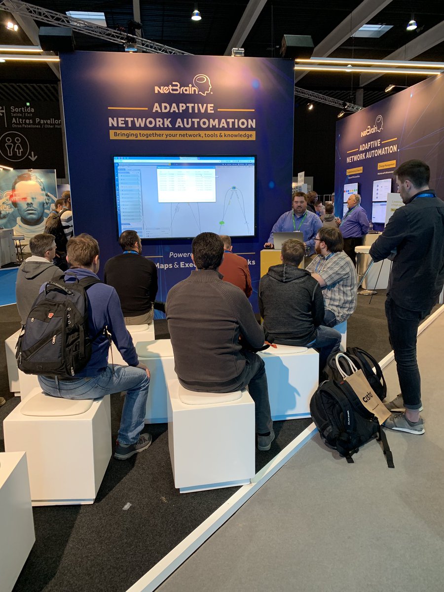 AJPerks's tweet photo. These guys are missing beers to stay after hours and hear about @NetBrainTechies #CLEUR #NetBrainLockIn #AdaptiveAutomation https://t.co/EpKRGA4r2p