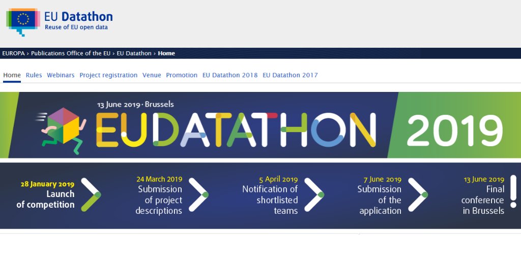 OpenDataAnd's tweet photo. La tercera edición de #EUdatathon ya está en marcha. Consulta las fechas más significativas y otra información en el siguiente enlace https://t.co/GuaGQ1rzSn @EU_DataPortal #OpenData https://t.co/DJCnIt3T0U