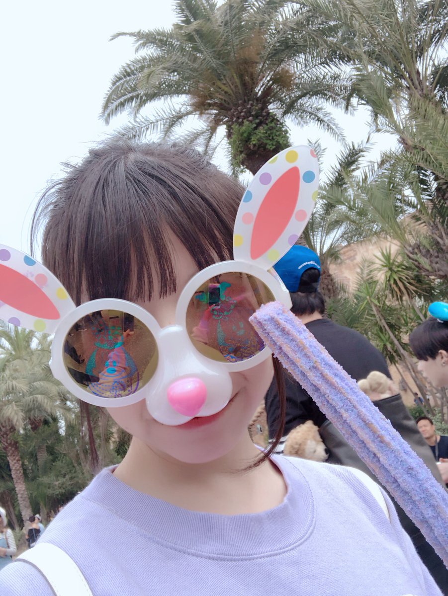 神木祐希 Pinkyspice Ar Twitter ディズニー行きたいディズニーイースターが1番好きなんじゃ 去年買ったお気に入りのうさ サングラスかけたいなぁ