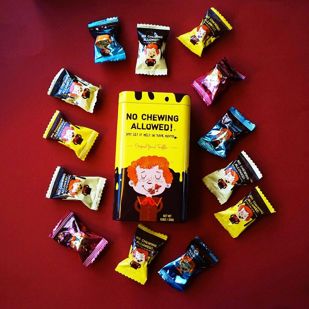 NoChewing's tweet image. "I have been buying #NoChewingAllowed #Chocolate #Truffles for several years. I discovered them at the Union Square Holiday Market. One taste was all it took. I always buy the Value Pack to make sure I don't run out. Dark #chocolate, melt in your mouth goodness."