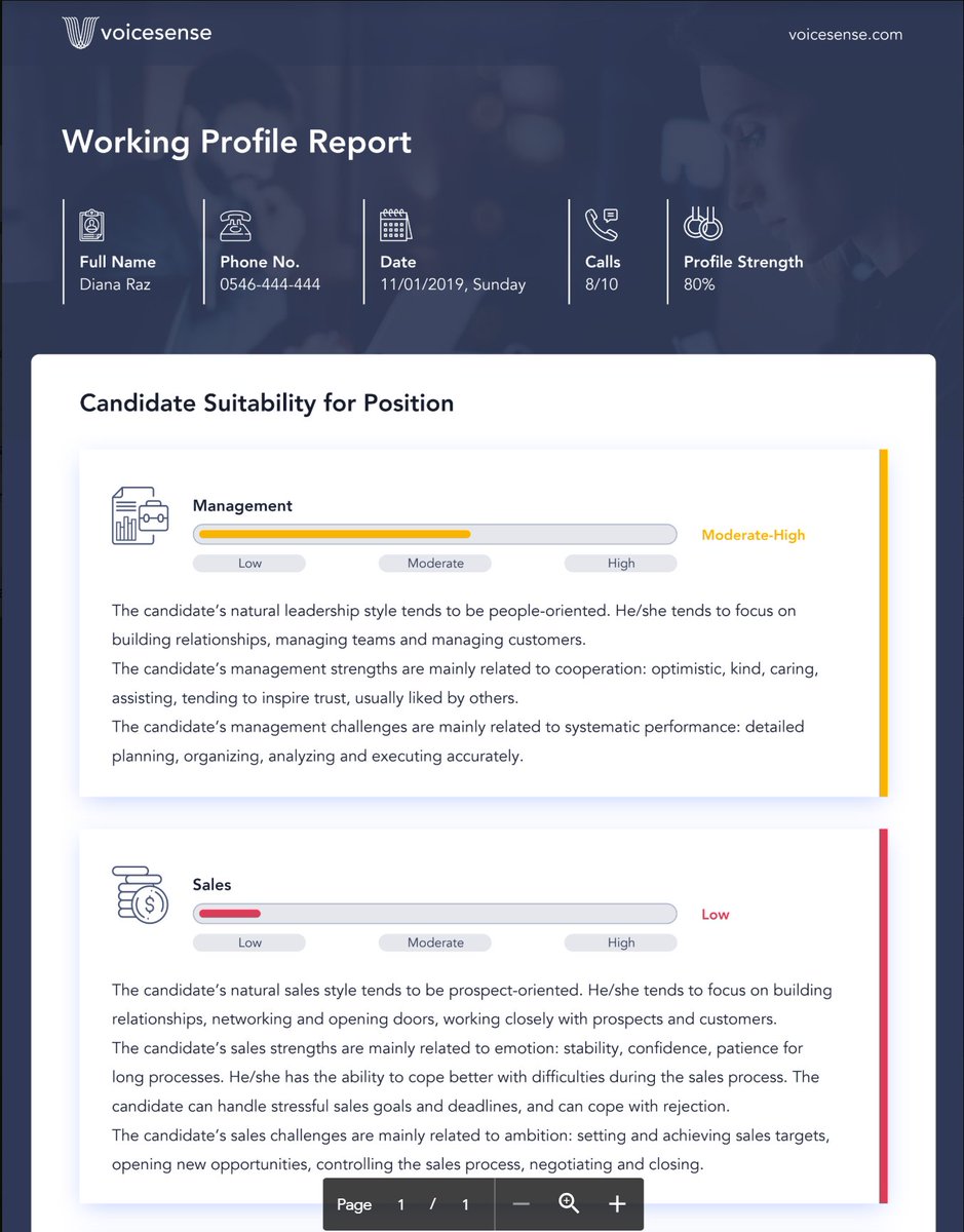 HR_TECH_NATION's tweet photo. Speech Analysis As A Hiring Assessment Tool - VoiceSense analyzes the prosodic parameters of a person’s speech, regardless of language, dialect or accent.
https://t.co/GlEsfMKQWs
@Voice_Sense https://t.co/qrJlQMJKhs