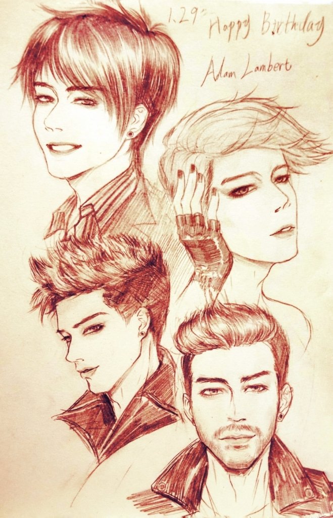  Happy Birthday Adam Lambert                                   