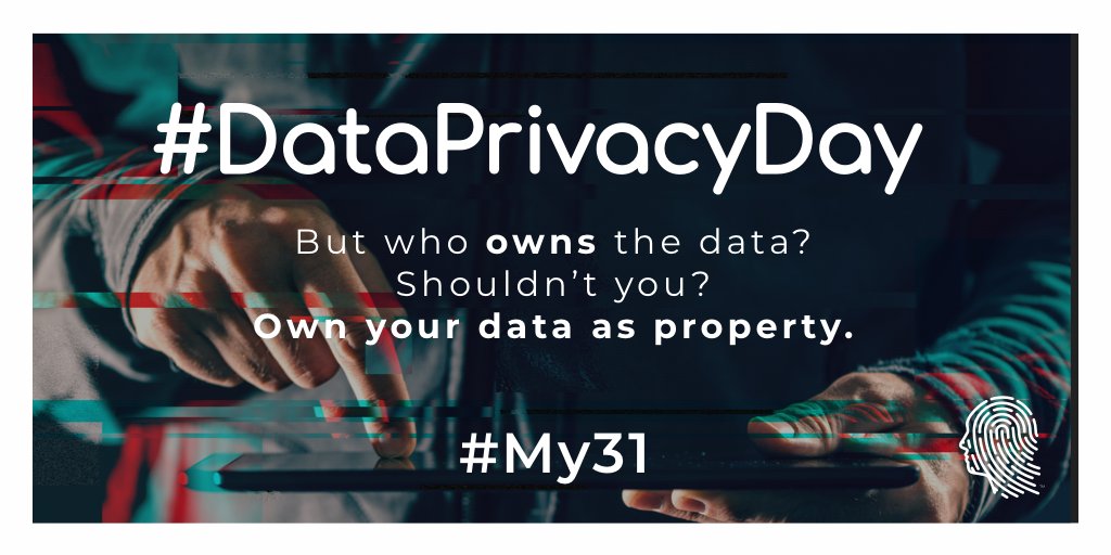 hu_manityco's tweet photo. Our #PersonalData is important! On this #DataPrivacyDay let’s take the conversation to the next level and talk about #DataProperty. #My31 https://t.co/3S57d7pLpY