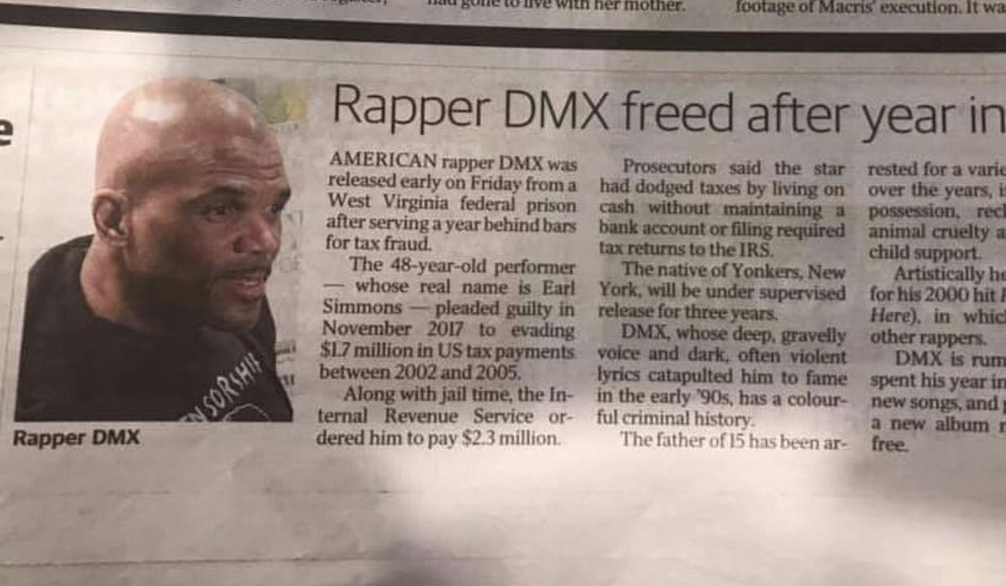 There’s a difference between DMX & DMC. 