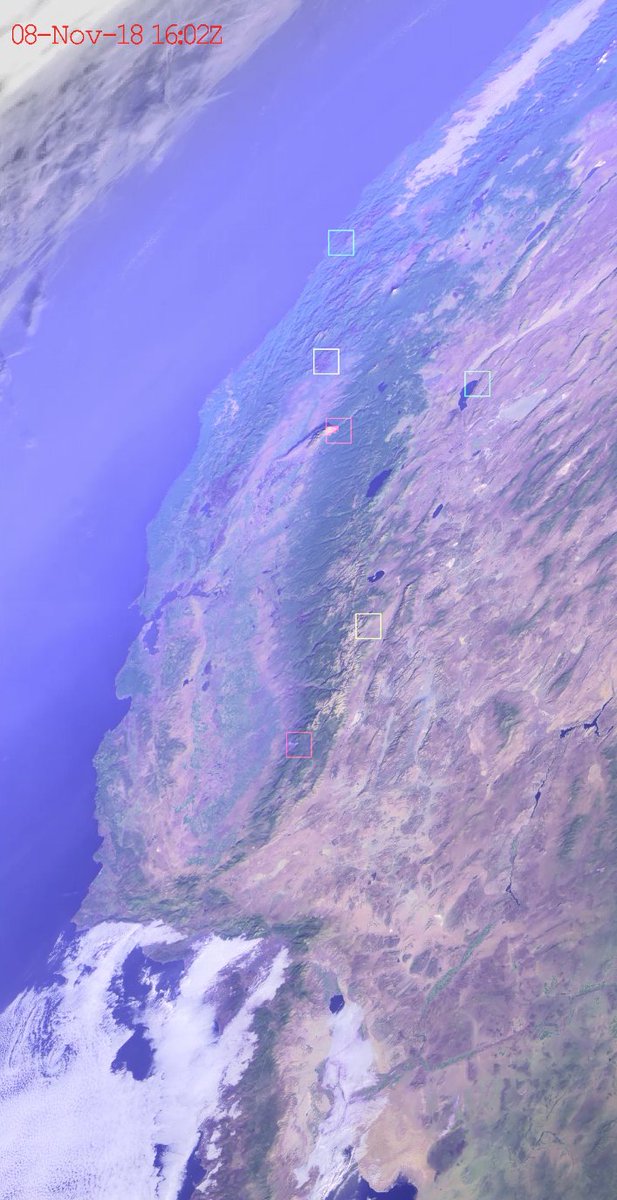 shanecglass's tweet photo. Thanks to analysis from public dataset user @mayday_ai and GOES-16 imagery @NOAA's #BigDataProject, we know exactly how quickly the Camp Fire's impact spread across California. This image was taken about 30 minutes after the fire started Nov 8. https://t.co/BZxjon5E4A
