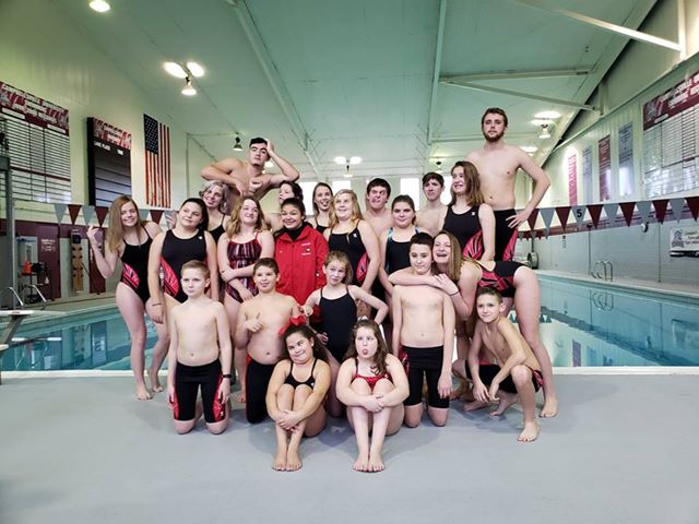 TC_Schools_KY's tweet photo. The Taylor County Swim Team competed in their last meet of the regular season over the weekend. Many of the swimmers' times qualified them for regionals!

Congrats! 

#tcpride #gocards #tcswimming https://t.co/NaeSWBKBEG
