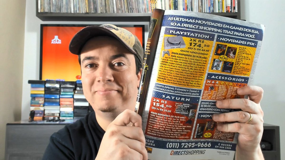 WarpZoneMe's tweet photo. COMPARTILHE: https://t.co/u4PjSKalPk - Com um simples catálogo eles conseguiam fazer a gente parar na página de #propaganda e não querer sair mais. Desta vez comentamos uma propaganda da #DirectShopping que saiu na revista Super GamePower n°50 de 1998.
#Videogame #Games #Retro https://t.co/3E1YBIbXS2