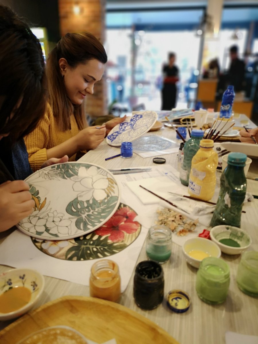 Hoşbeş Cafe &amp; Bistro Trabzon Çini Workshop Simurg Çini Atölyesi