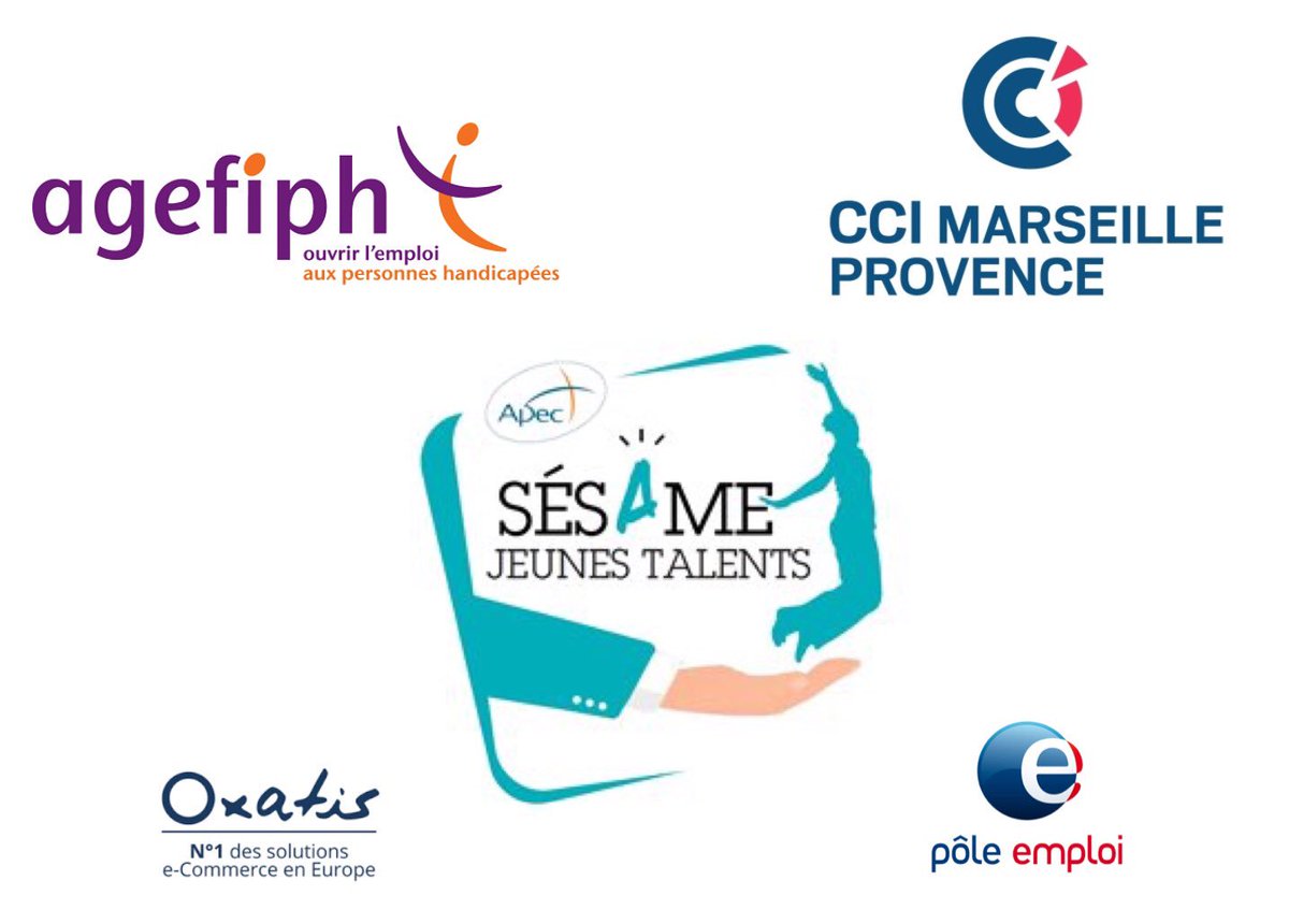 BrunoJonchier's tweet photo. A vos agendas ! Prochaine soirée #SésameJeunesTalents le 7 mars prochain organisée avec l’@agefiph_pacac et la @CCI_MP, et le soutien de nos partenaires @OxatisFr et @poleemploi_paca. On vous en dit plus dans quelques jours ! @Agefiph_ @Apecinfopresse @Apecfr @ApecPacaCorse https://t.co/9ZQL3lE9ps